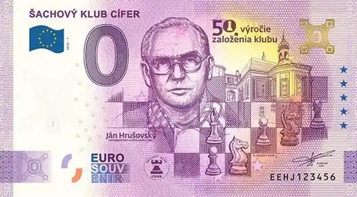 0€-Schein ŠACHOVÝ KLUB CÍFER