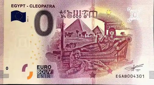 Billet 0€ EGYPT - CLEOPATRA