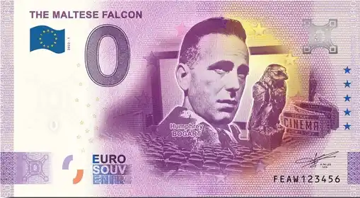 Banconota da 0€ THE MALTESE FALCON