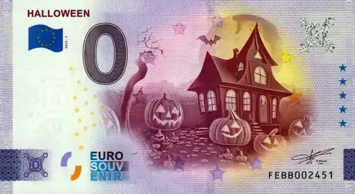 Banconota da 0€ HALLOWEEN