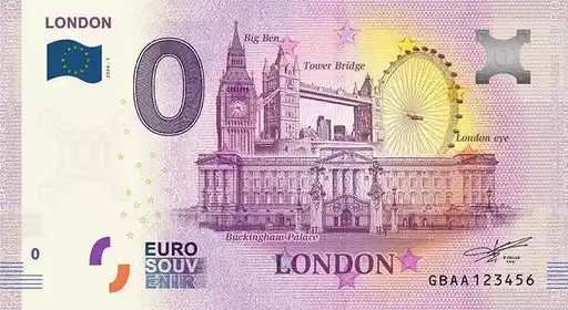 0€-Schein LONDON