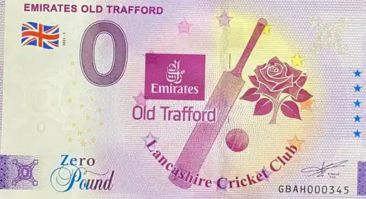 0€-Schein EMIRATES OLD TRAFFORD