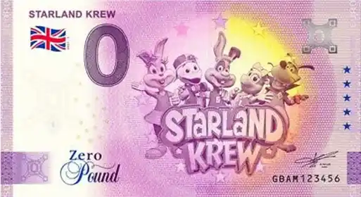 0€ banknote STARLAND KREW