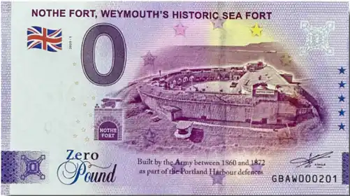 Banconota da 0€ NOTHE FORT