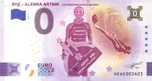 0€ banknote SPZ - ALENKA ARTNIK