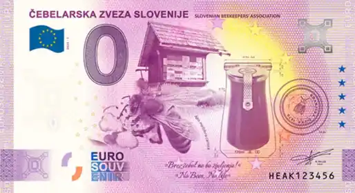 Billete de 0€ ČEBELARSKA ZVEDA SLOVENIJE