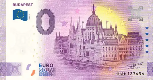 Billete de 0€ BUDAPEST