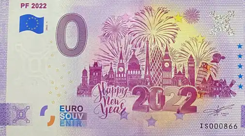 0€ banknote ISLANDE