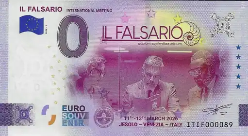 Billete de 0€ IL FALSARIO