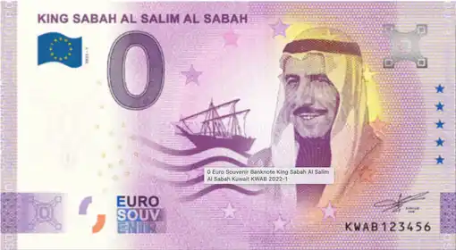 Billete de 0€ KING SABAH AL SALIM AL SABAH