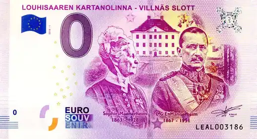 Billet 0€ LOUHISAAREN KARTANOLINNA - VILLNÄS SLOTT