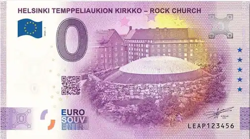 Billet 0€ HELSINKI TEMPPELIAUKION KIRKKO - ROCK CHURCH