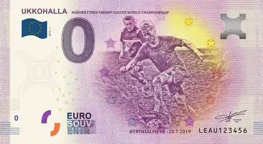 0€-Schein UKKOHALLANOKIA TYRES SWAMP SOCCER WORLD CHAMPIONSHIP