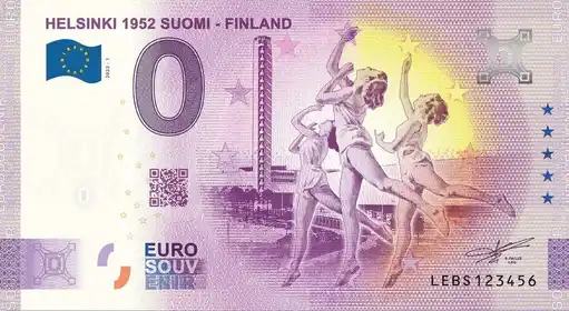 Billete de 0€ HELSINKI 1952 SUOMI - FINLAND