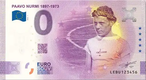 Billet 0€ PAAVO NURMI 1997-1973
