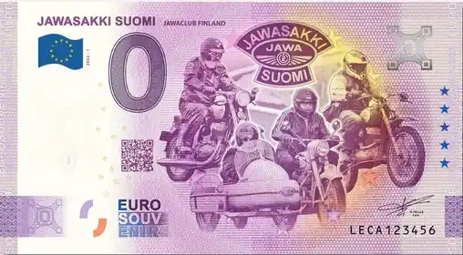 Billete de 0€ JAWASAKKI SUOMI JAWACLUB FINLAND