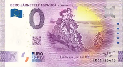 Billete de 0€ EERO JÄRNEFELT 1863-1937 MAISEMA KOLILTA