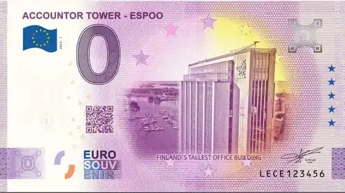 0€-Schein ACCOUNTOR TOWER - ESPOO