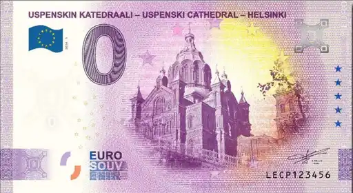 Billete de 0€ USPENSKIN KATEDRAALI - USPENSKI CATHEDRAL - HELSINKI