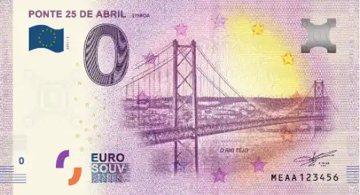 0€-Schein PONTE 25 DE ABRILLISBOA