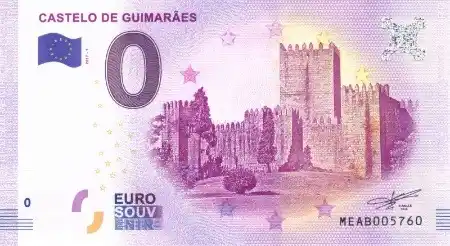 Billete de 0€ CASTELO DE GUIMARÃES