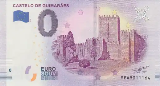 0€ banknote CASTELO DE GUIMARÃES
