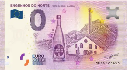 0€-Schein ENGENHOS DO NORTEPORTO DA CRUZ - MADEIRA