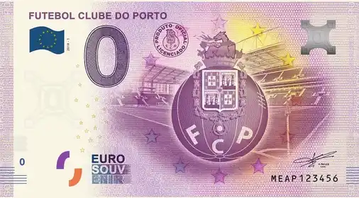 Banconota da 0€ FUTEBOL CLUBE DO PORTO