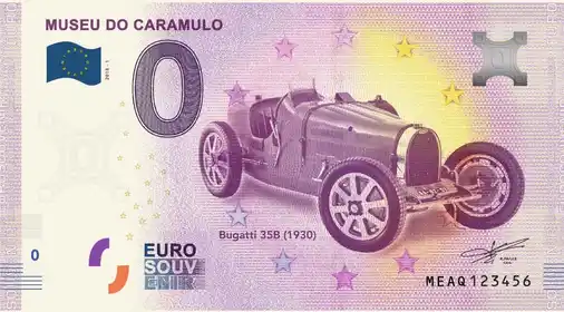 Billete de 0€ MUSEU DO CARAMULO