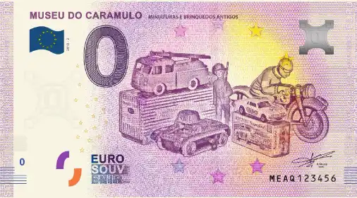 Billete de 0€ MUSEU DO CARAMULOMINIATURAS E BRINQUEDOS ANTIGOS