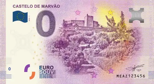 Banconota da 0€ CASTELO DE MARVÃO