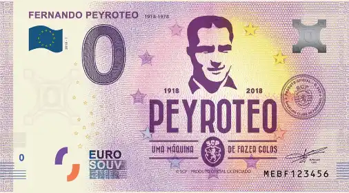 Banconota da 0€ FERNANDO PEYROTEO 1918 - 1978
