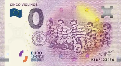 0€ banknote CINCO VIOLINOS