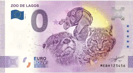 Banconota da 0€ ZOO DE LAGOS
