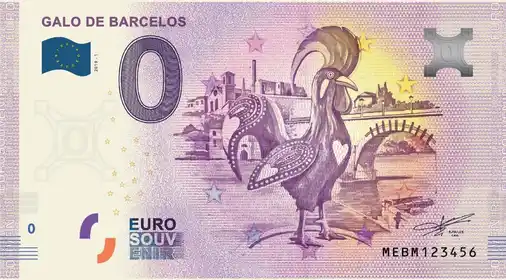 0€-Schein GALO DE BARCELOS