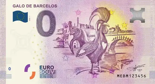 Banconota da 0€ GALO DE BARCELOS