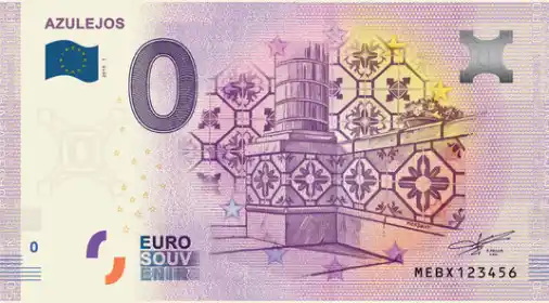 Billete de 0€ AZULEJOS