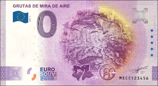 0€-Schein GRUTAS DE MIRA DE AIRE