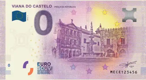 0€ banknote VIANA DO CASTELOPRAÇA DA REPÚBLICA