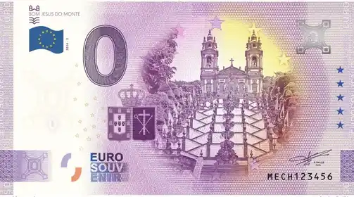 0€ banknote BOM JESUS DO MONTE