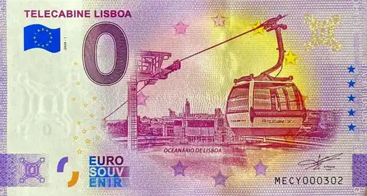 Billete de 0€ TELECABINE LISBOA