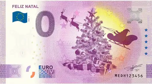 0€-Schein FELIZ NATAL