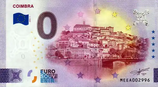 Billete de 0€ COIMBRA