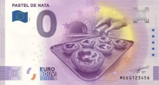 Banconota da 0€ PASTEL DE NATA