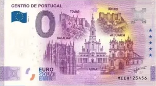 0€ banknote CENTRO DE PORTUGAL
