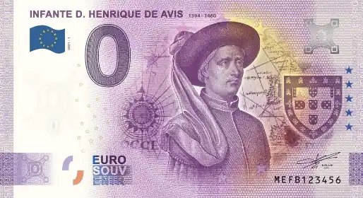 0€ banknote INFANTE D. HENRIQUE DE AVIS 1394-1460