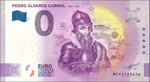 0€-Schein PEDRO ALVAREZ CABRAL 1467-1520