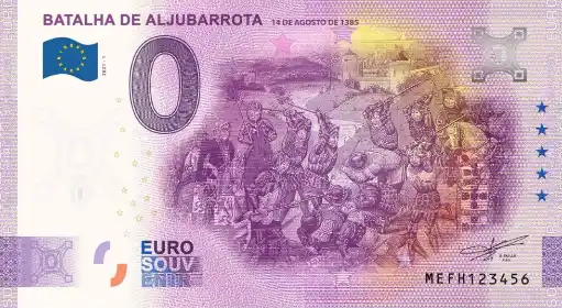 0€ banknote BATALHA DE ALJUBARROTA14 DE AGOSTO DE 1385