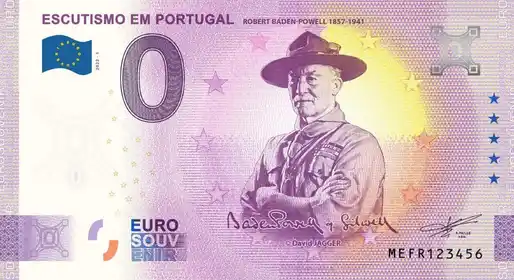 Billet 0€ ESCUTISMO EM PORTUGALROBERT BADEN-POWELL 1857-1941