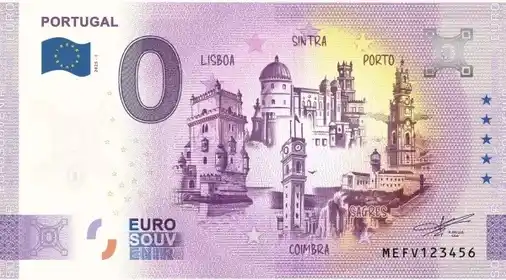 Banconota da 0€ PORTUGAL